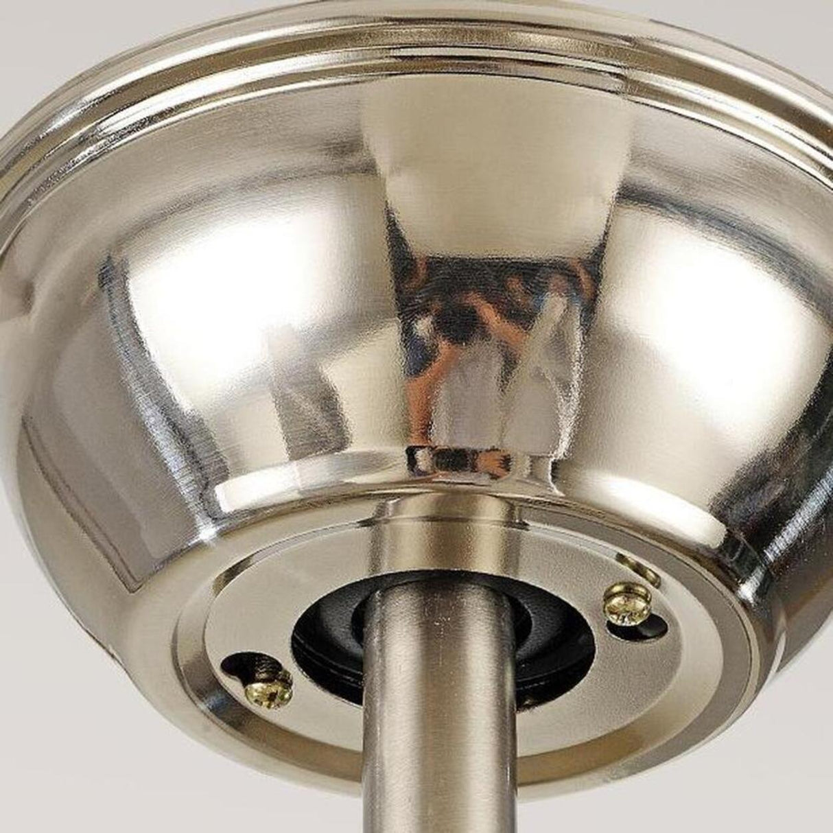 Modern Silver 5 Blade Windmill Ceiling Fan with Light Image - 5