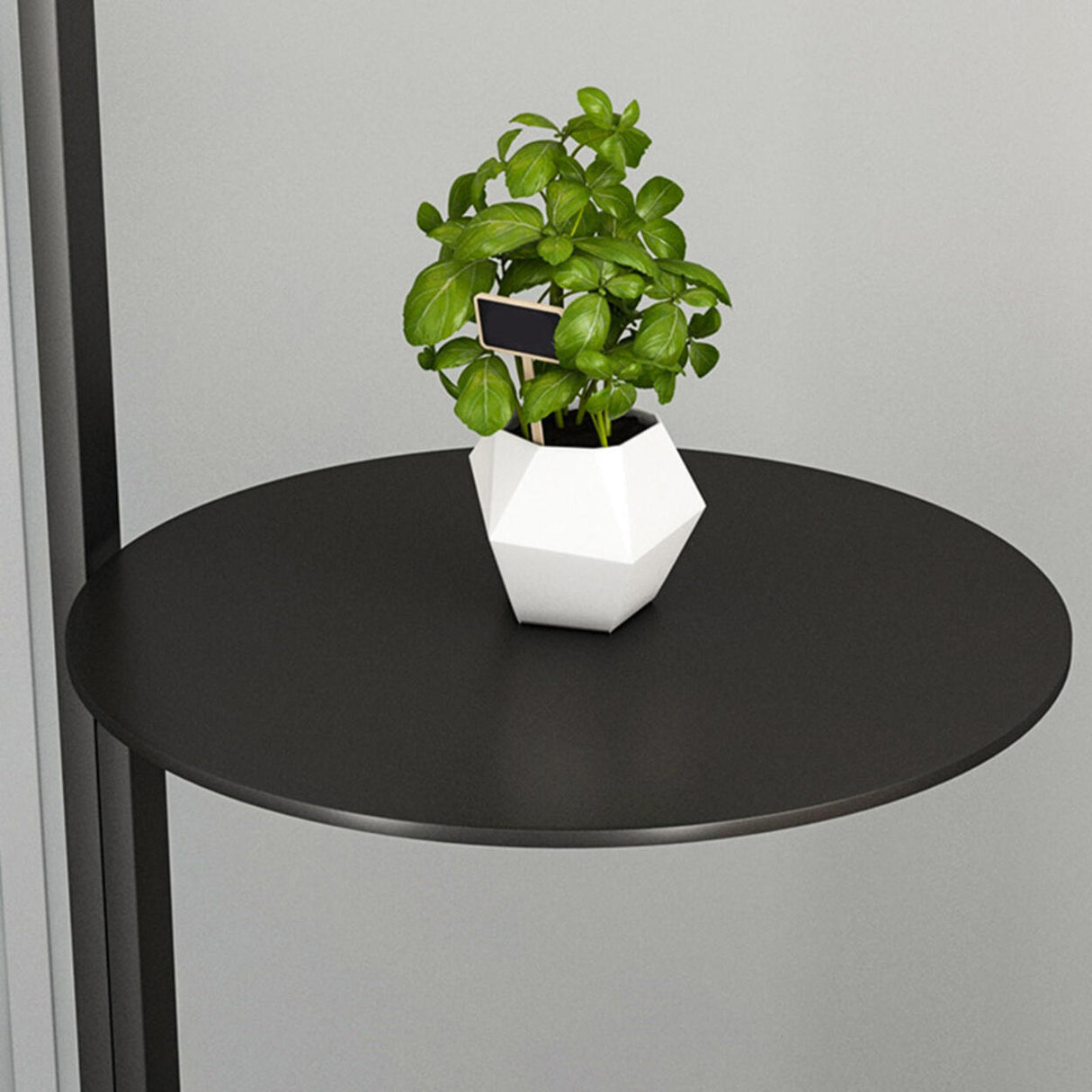 Modern Simple Gold Arc Metal Side Table Floor Lamp Image - 7