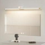 Modern Simple White Linear Bathroom Vanity Light  Image - 6
