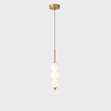 Modern Sleek Multi Globe Glass Bedroom Pendant Light Image - 2