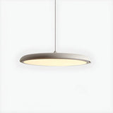 Modern Sleek Round Disc LED Dining Room Pendant Light Image - 9