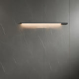 Modern Slim Linear Black LED Vanity Wall Light Image - 4