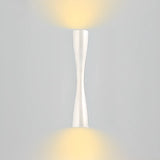 Minimalist Geometric Metal Up Down Wall Sconce Image - 5