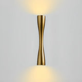 Minimalist Geometric Metal Up Down Wall Sconce Image - 9
