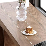 Modern Space-Saving Bar Height Table with Storage Shelves Image - 8