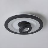 Modern Square Adjustable LED Flush Mount Ceiling Light Image - 11