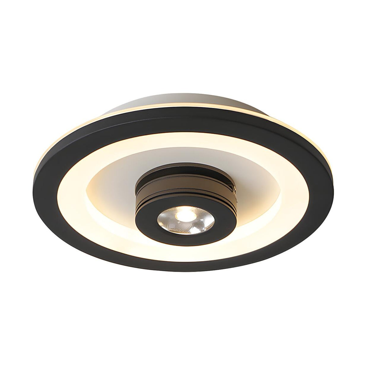 Modern Square Adjustable LED Flush Mount Ceiling Light Image - 9