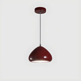 Modern Square LED Red Pendant Light Third Gear Image - 7