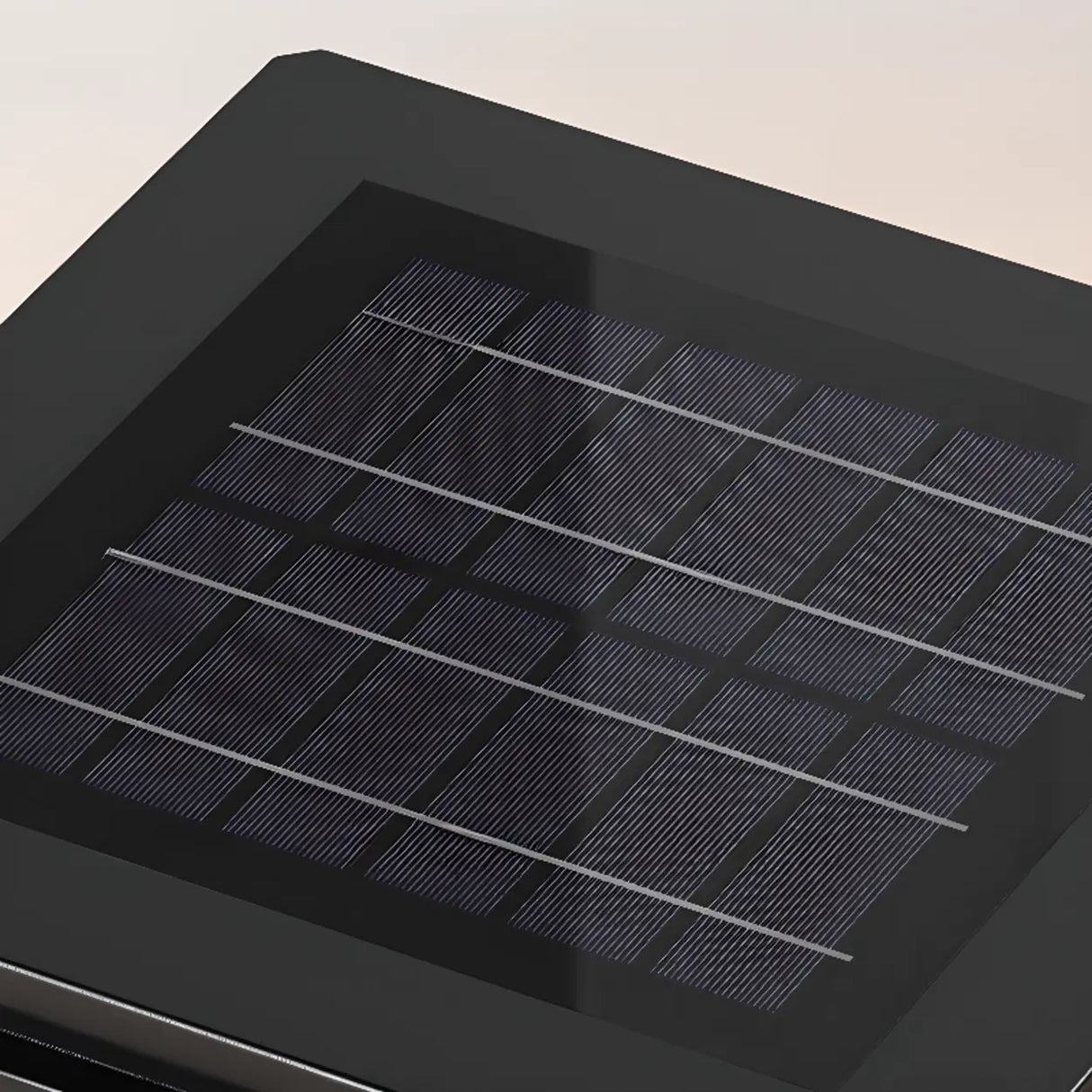 Modern Square Waterproof Solar Outdoor Pillar Light Image - 10