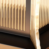 Modern Square Waterproof Solar Outdoor Pillar Light Image - 11