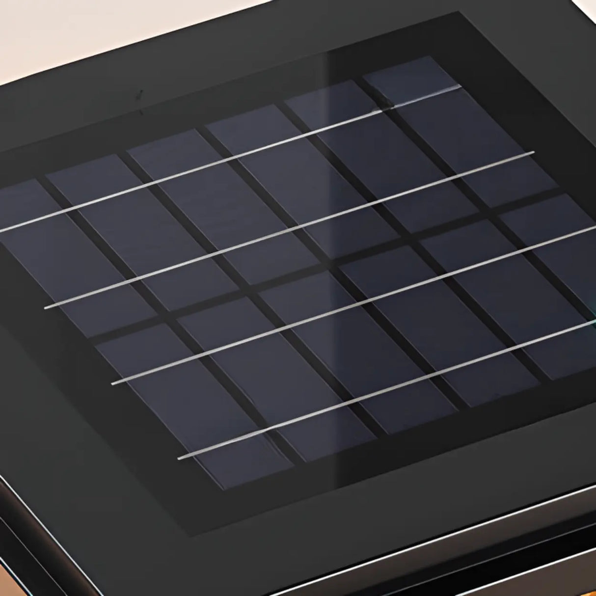 Modern Square Waterproof Solar Outdoor Pillar Light Image - 13