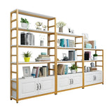 Modern Steel Open Back Storage Standard Bookcases Image - 10