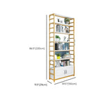 Modern Steel Open Back Storage Standard Bookcases Image - 20