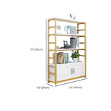 Modern Steel Open Back Storage Standard Bookcases Image - 30