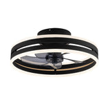 Modern Stylish Circular 5 Blades LED Ceiling Fan Light Image - 5