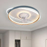 Modern Stylish Circular 7 Blade Ceiling Fan With Light Image - 1