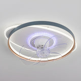 Modern Stylish Circular 7 Blade Ceiling Fan With Light Image - 6