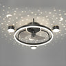 Modern Stylish Ring Ceiling Fan with Multiple Lights Image - 2
