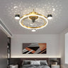 Modern Stylish Ring Ceiling Fan with Multiple Lights Image - 4