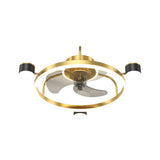 Modern Stylish Ring Ceiling Fan with Multiple Lights Image - 6