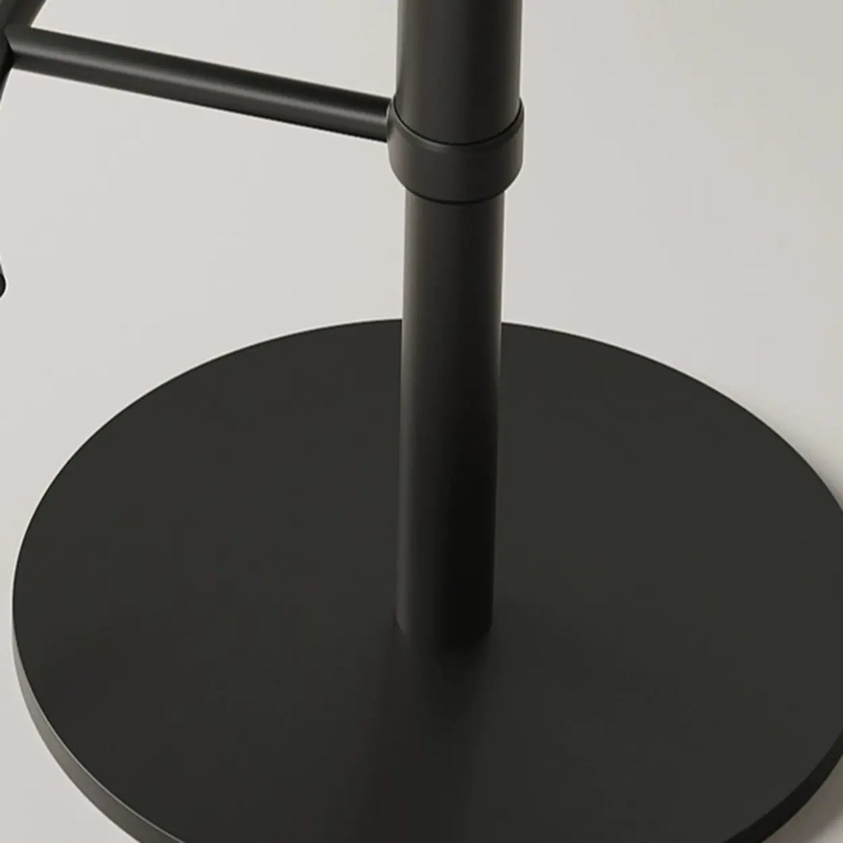 Modern Swivel Adjustable Brown Leather Bucket Back Bar Stool Image - 8