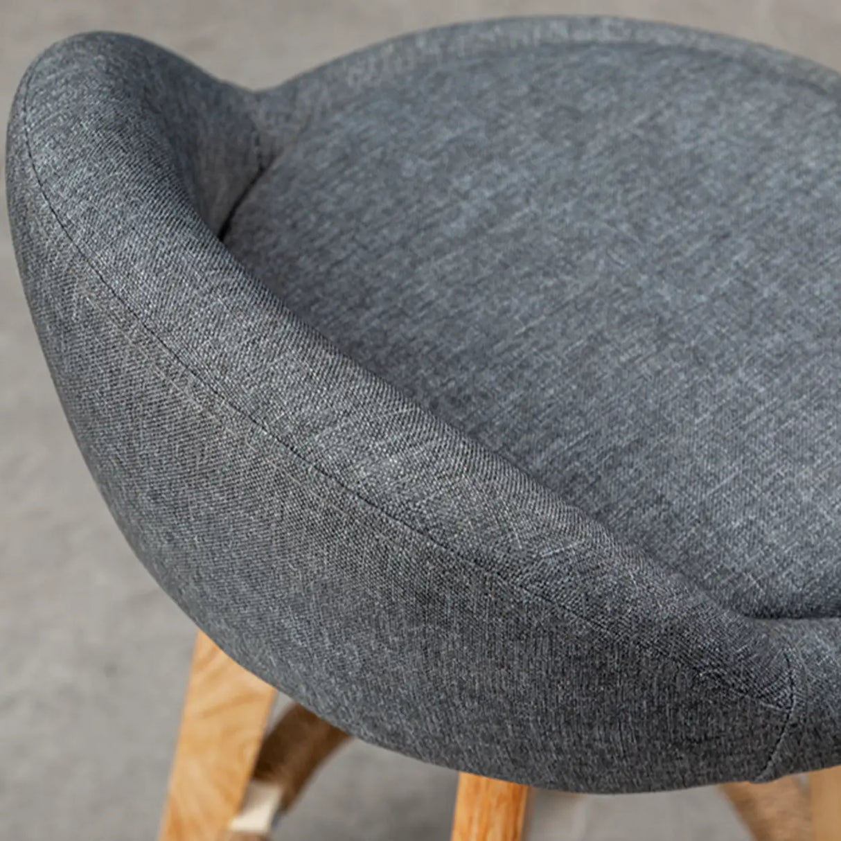 Modern Swivel Bar Stool with Backrest and Upholstered Seat Image - 19