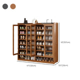 Modern Tall Metal Shoe Cabinet Entryway Grey Adjustable #size