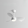 Modern Three-Blade Wooden Ceiling Fan with LED Light Image - 5