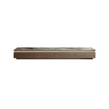 Modern TV Stand with Storage Drawers and Marble Top Image - 5