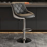 Modern Upholstered Adjustable Swivel Bucket Bar Stool Image - 16