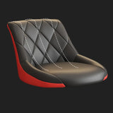 Modern Upholstered Adjustable Swivel Bucket Bar Stool Image - 5
