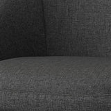 Modern Upholstered Curved Back Swivel Dining Chairs Image - 9