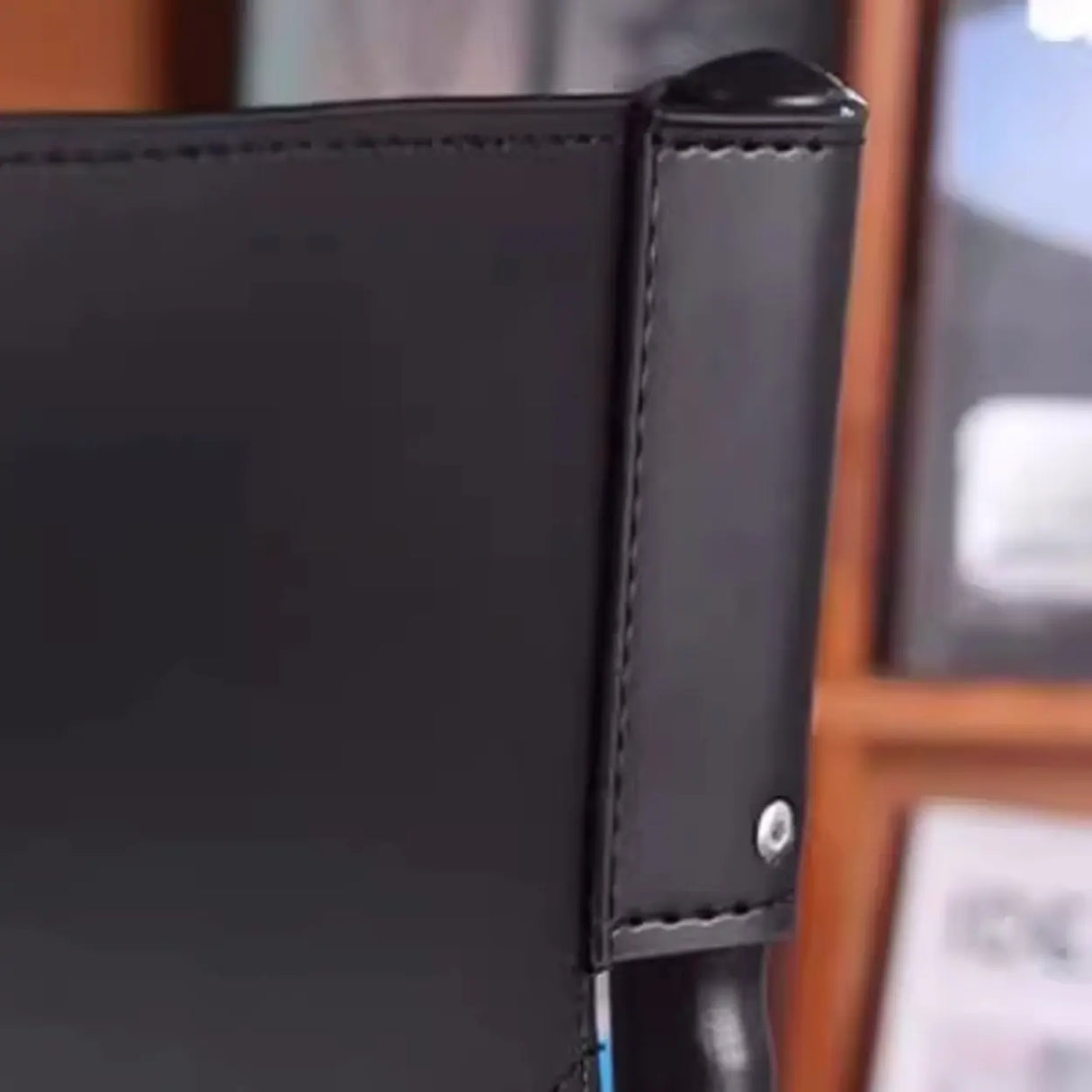 Modern Upholstered Low Back Armless Counter Height Bar Stool Image - 5