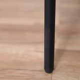 Modern Upholstered Low Back Armless Counter Height Bar Stool Image - 6