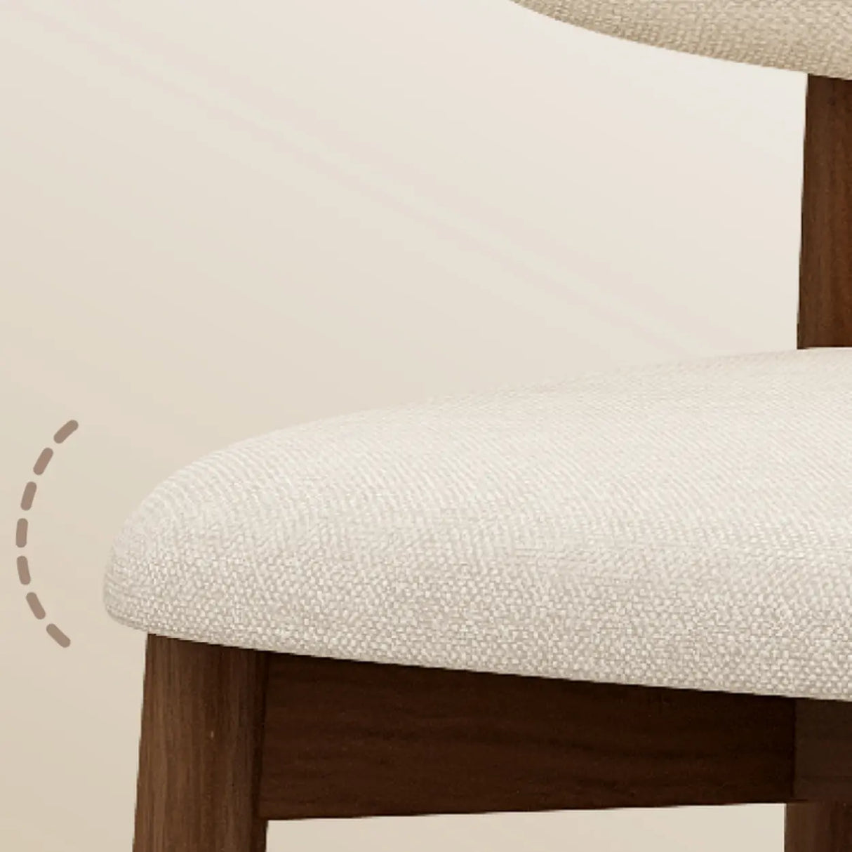 Modern Upholstered Low Back Footrest Counter Height Bar Chair Image - 11