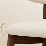 Modern Upholstered Low Back Footrest Counter Height Bar Chair Image - 11