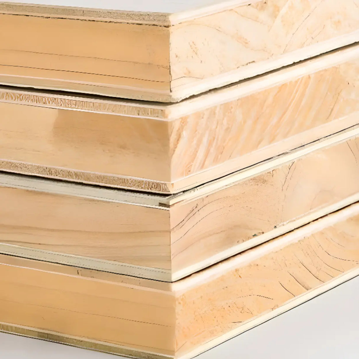 Modern Vertical Corner Storage Open Back Wood Bookcase Image - 15