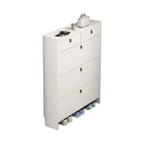 Modern Vertical MDF Hallway White Large Shoe Storage Unit Image - 3