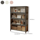 Modern Vertical Metal Standard Barrister Bookcase Large Image - 16