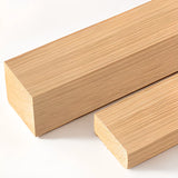 Modern Vertical Open Back Rectangular Wood Bookcase Image - 17