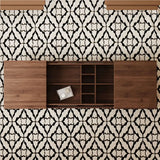Modern Walnut Extendable Wood Coffee Table with Hidden Storage Image - 3