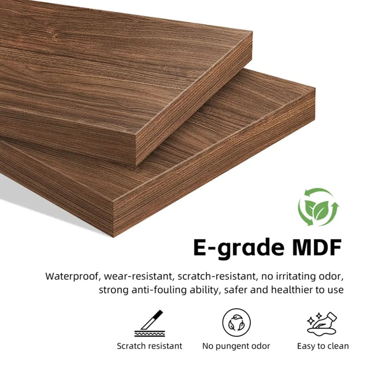 Modern Walnut Extendable Wood Coffee Table with Hidden Storage Image - 6