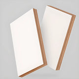 Modern Walnut Rectangular Wood Large Wine Rack Cabinet Storage Image - 16