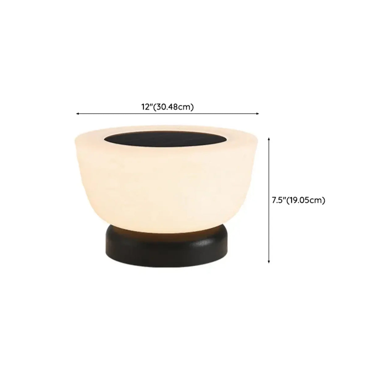 Modern Waterproof Solar LED Outdoor Garden Pillar Light 