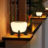 Modern Waterproof Solar LED Outdoor Garden Pillar Light Image - 4