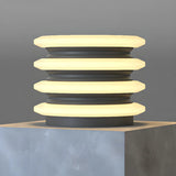 Modern Waterproof Solar LED Tiered Pillar Cap Light Image - 10