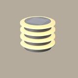 Modern Waterproof Solar LED Tiered Pillar Cap Light Image - 5