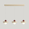 Modern Whimsical Flower Resin Kitchen Island Lights Image - 8