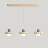 Modern White 3 Lights Resin Flower Dining Room Pendant Light Image - 3