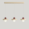 Modern White 3 Lights Resin Flower Dining Room Pendant Light Image - 5